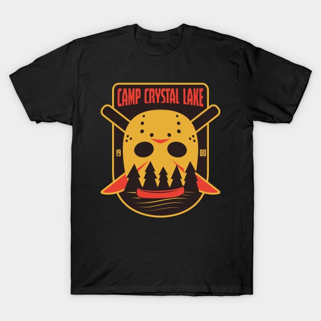 1980 Camp Crystal Lake T-Shirt by DeepDiveThreads